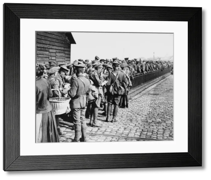 Framed Print : Leaving Boulogne 1917 Framed Print : Leaving Boulogne 1917