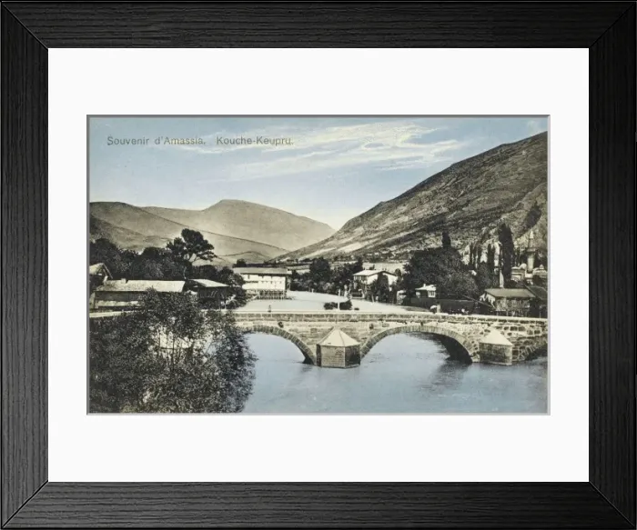 Framed Print : Amasya, Turkey - Bridge over the River Yesilirmak Framed Print : Amasya, Turkey - Bridge over the River Yesilirmak
