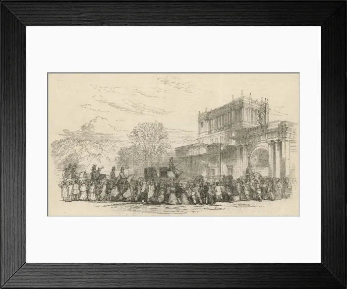 Framed Print : Queen Victoria at Chatsworth Framed Print : Queen Victoria at Chatsworth