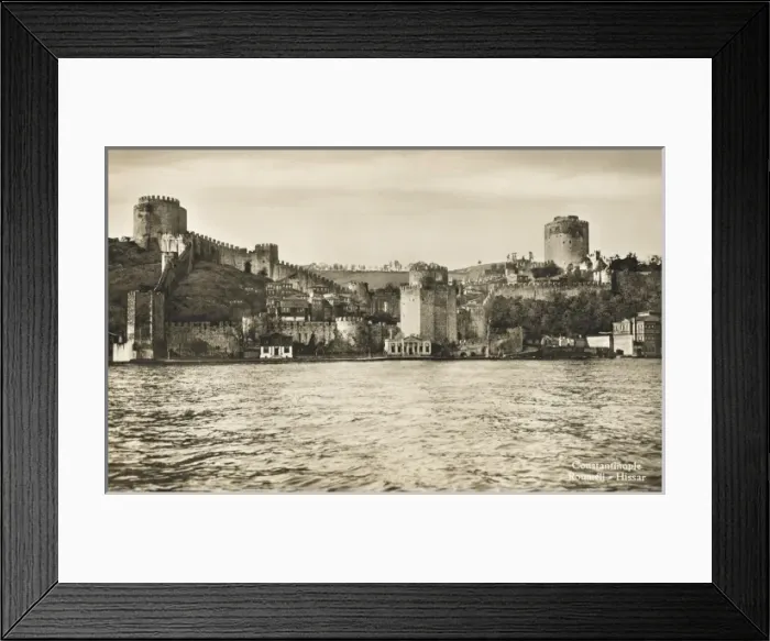 Framed Print : View of the Rumeli Castle, Constantinople Framed Print : View of the Rumeli Castle, Constantinople