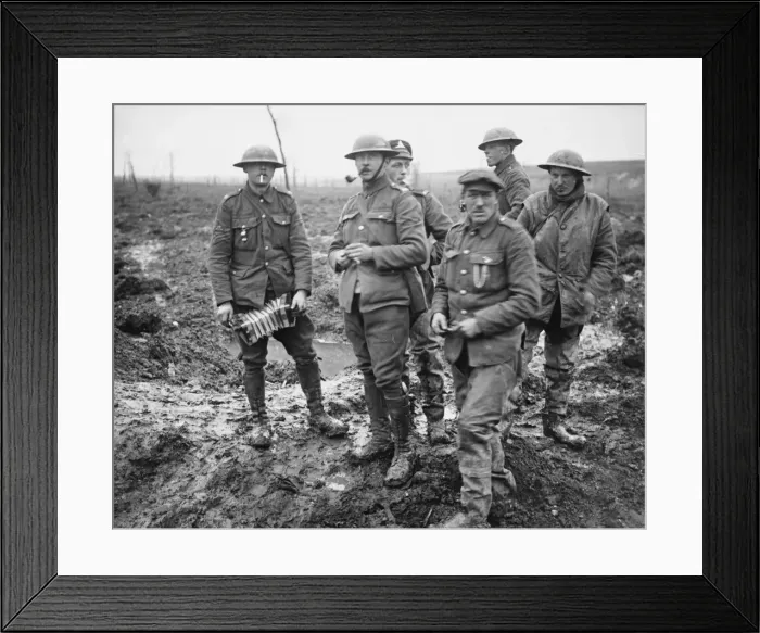 Framed Print : British Front in France 1917 Framed Print : British Front in France 1917