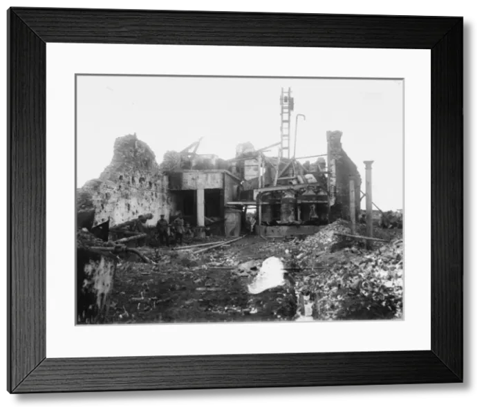 Framed Print : Ruins of Serre 1917 Framed Print : Ruins of Serre 1917