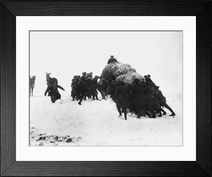 Framed Print : Winter supplies 1917 Framed Print : Winter supplies 1917