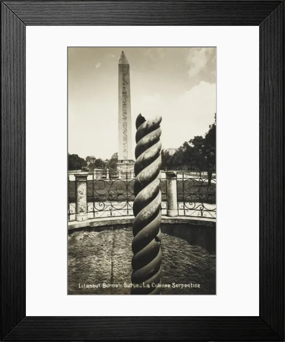 Framed Print : Serpentine Column and Theodosius Obelisk Framed Print : Serpentine Column and Theodosius Obelisk