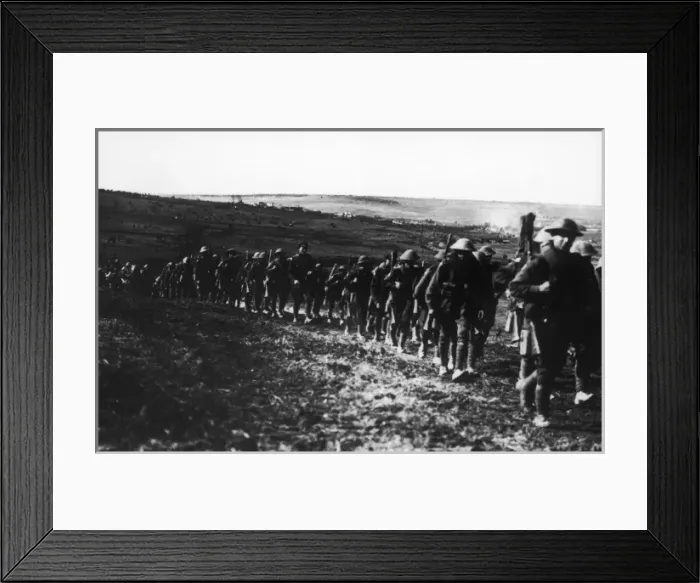 Framed Print : British Front in France 1917 Framed Print : British Front in France 1917