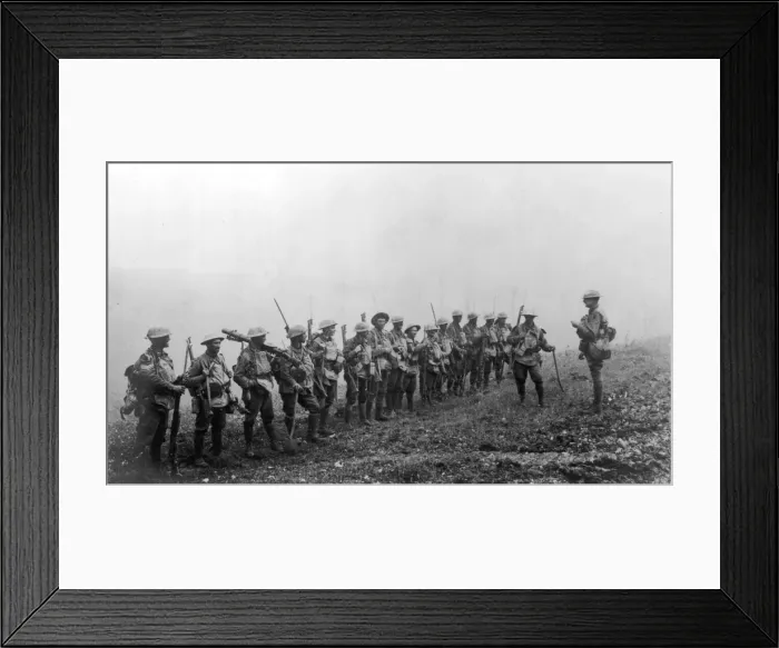 Framed Print : British Front in France 1917 Framed Print : British Front in France 1917