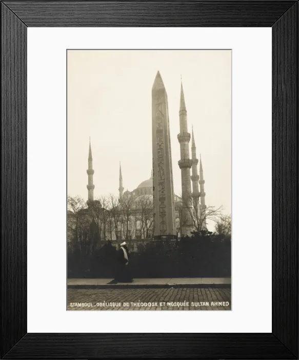 Framed Print : The Egyptian Obelisk before the Blue Mosque Framed Print : The Egyptian Obelisk before the Blue Mosque