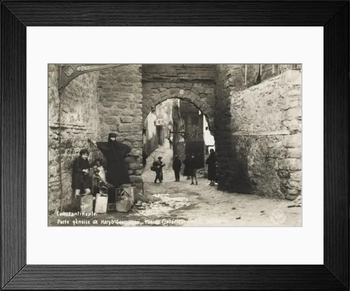 Framed Print : Genoese Gate looking East at Galata Framed Print : Genoese Gate looking East at Galata