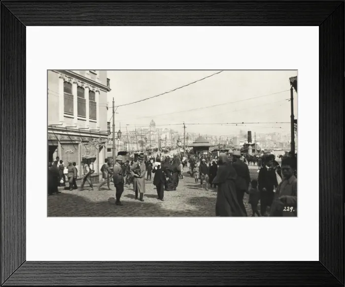 Framed Print : Galata Bridge - Constantinople Framed Print : Galata Bridge - Constantinople