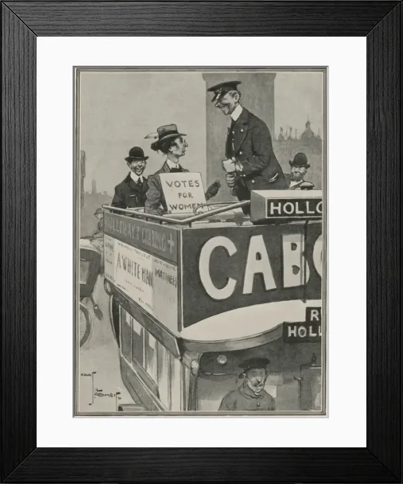Framed Print : A fare comment. By Charles Crombie Framed Print : A fare comment. By Charles Crombie