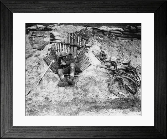 Framed Print : British Front in France in 1917 Framed Print : British Front in France in 1917