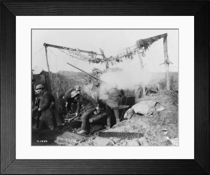 Framed Print : British Front in France, 1917 Framed Print : British Front in France, 1917