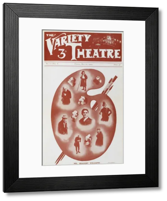 Framed Print : Variety Theatre, Bransby Williams Framed Print : Variety Theatre, Bransby Williams