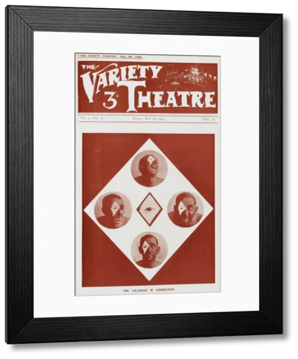 Framed Print : Variety Theatre, George H Chirgwin Framed Print : Variety Theatre, George H Chirgwin