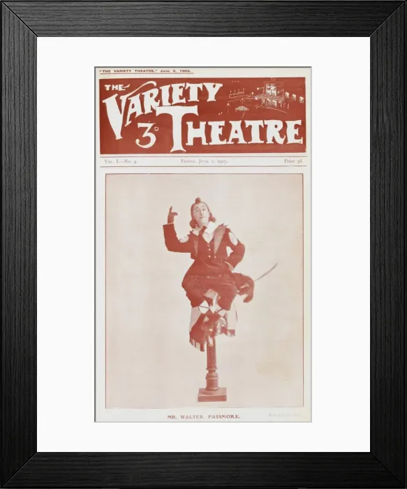 Framed Print : Variety Theatre, Walter Passmore Framed Print : Variety Theatre, Walter Passmore