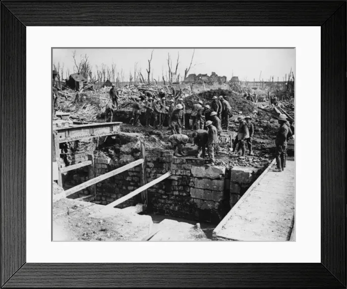Framed Print : Repairing a lock in 1917 Framed Print : Repairing a lock in 1917