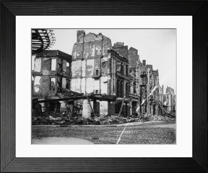 Framed Print : Ruins of Arras 1917 Framed Print : Ruins of Arras 1917