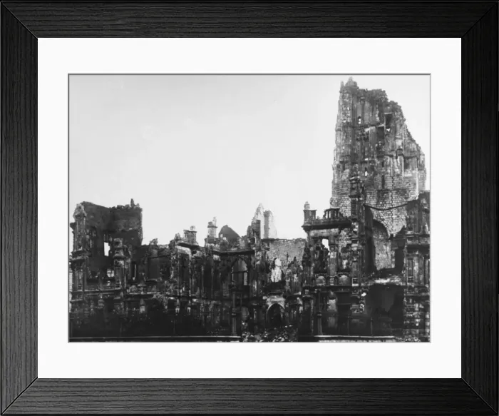 Framed Print : Ruins of Arras 1917 Framed Print : Ruins of Arras 1917