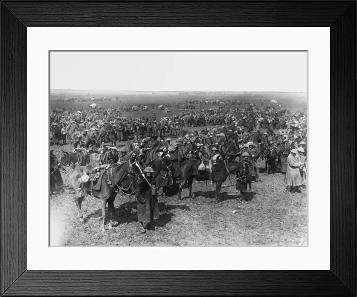 Framed Print : British Cavalry 1917 Framed Print : British Cavalry 1917