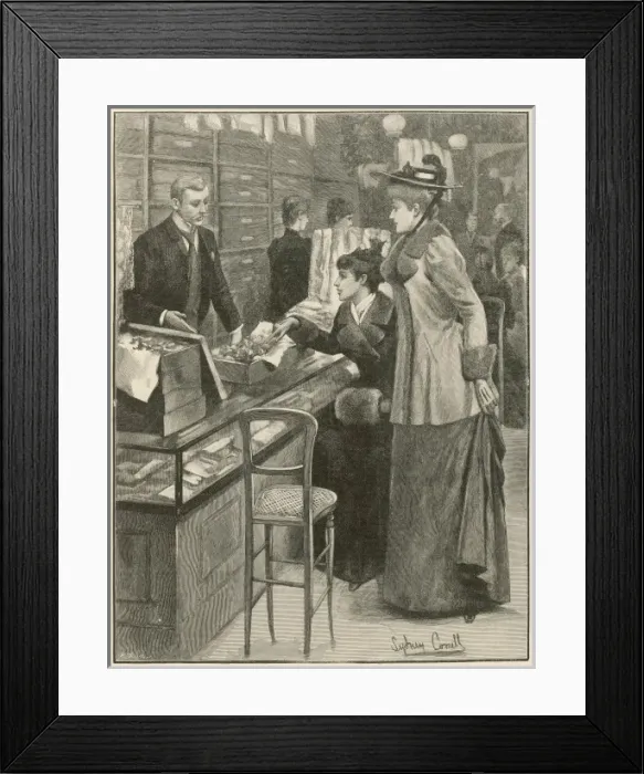 Framed Print : A Careful Investment Framed Print : A Careful Investment