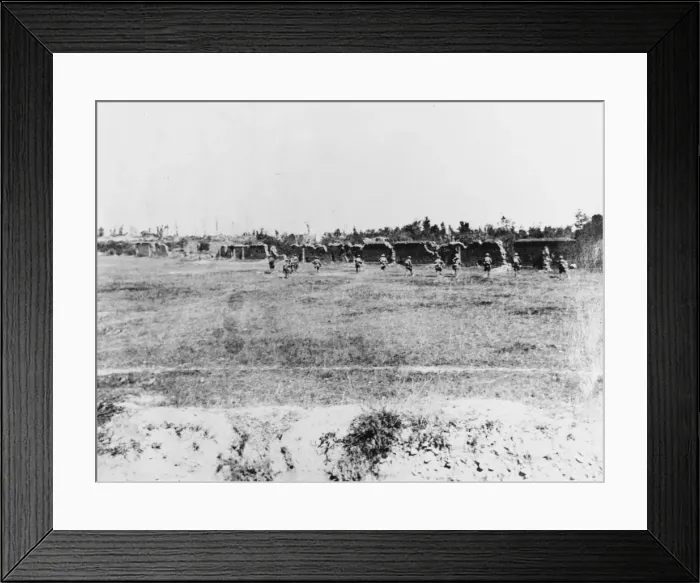 Framed Print : Capture of St. Quentin 1918 Framed Print : Capture of St. Quentin 1918
