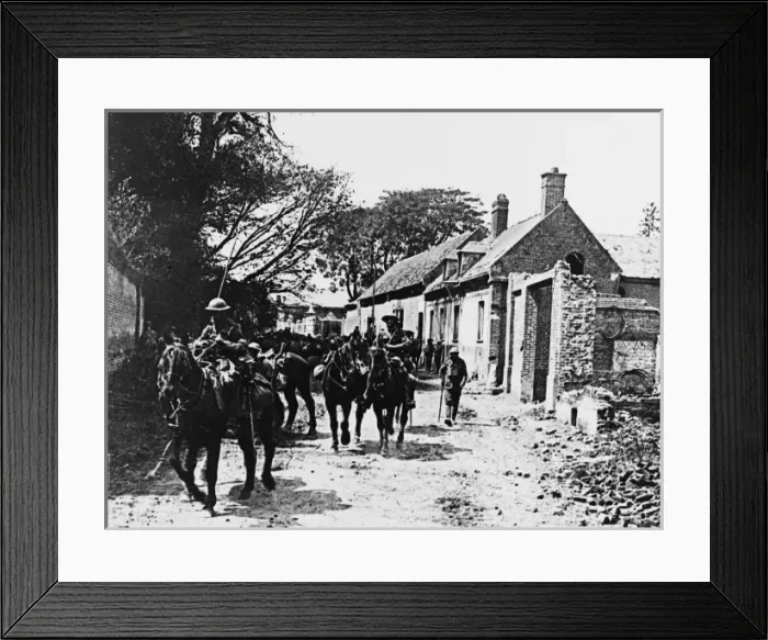 Framed Print : Battle of Amiens 1918 Framed Print : Battle of Amiens 1918