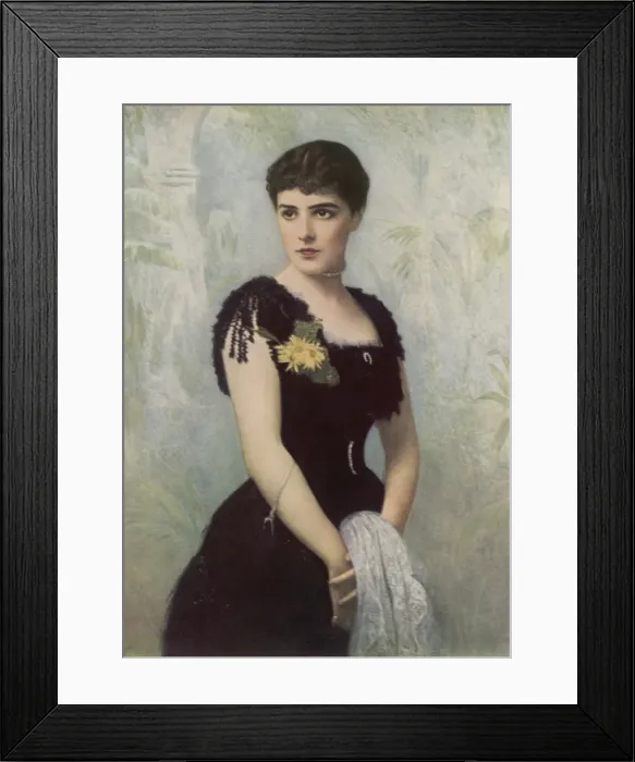 Framed Print : Lady Randolph Spencer-Churchill Framed Print : Lady Randolph Spencer-Churchill