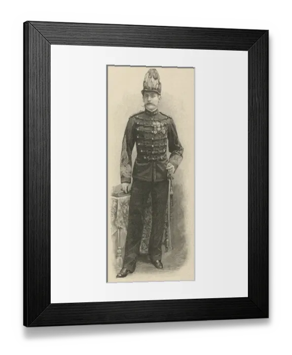 Framed Print : Colonel Klobb(1857-1899) Framed Print : Colonel Klobb(1857-1899)
