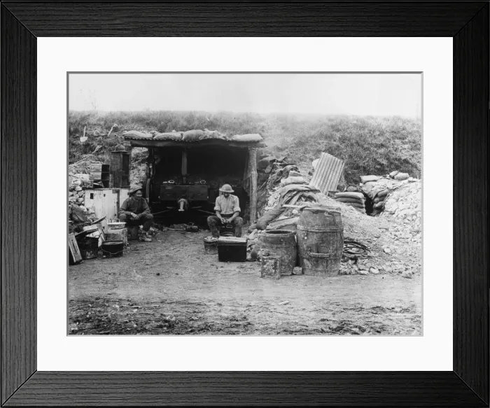 Framed Print : Hamel Wood 1918 Framed Print : Hamel Wood 1918