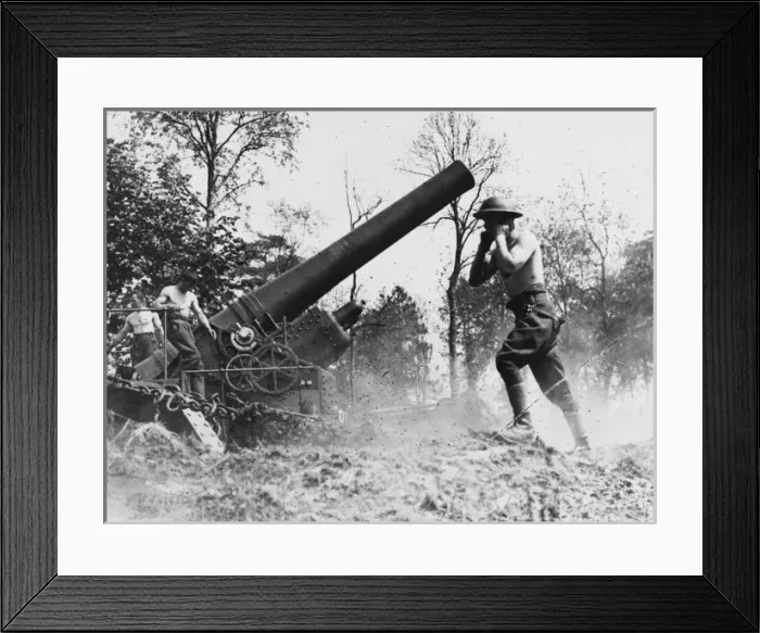 Framed Print : Howitzer 1918 Framed Print : Howitzer 1918