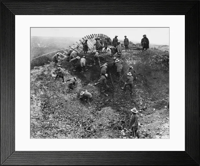 Framed Print : St. Quentin-Busigny Line 1918 Framed Print : St. Quentin-Busigny Line 1918