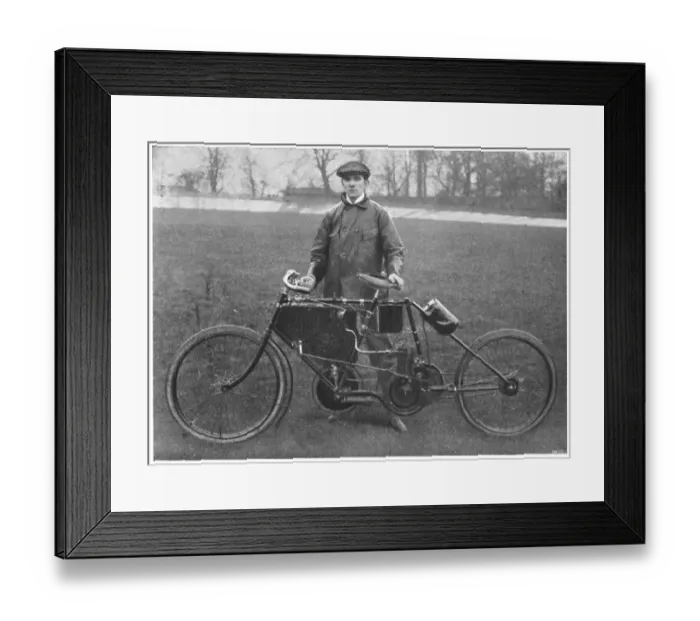 Framed Print : Jarrott: motor cycle race winner Framed Print : Jarrott: motor cycle race winner