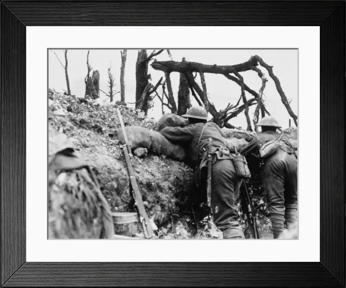 Framed Print : Thiepval 1916 Framed Print : Thiepval 1916