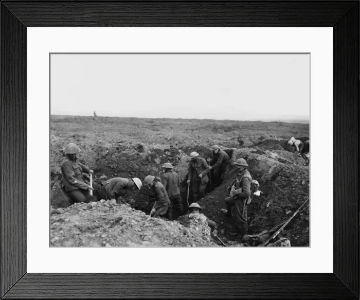 Framed Print : Flers-Courcelette 1916 Framed Print : Flers-Courcelette 1916
