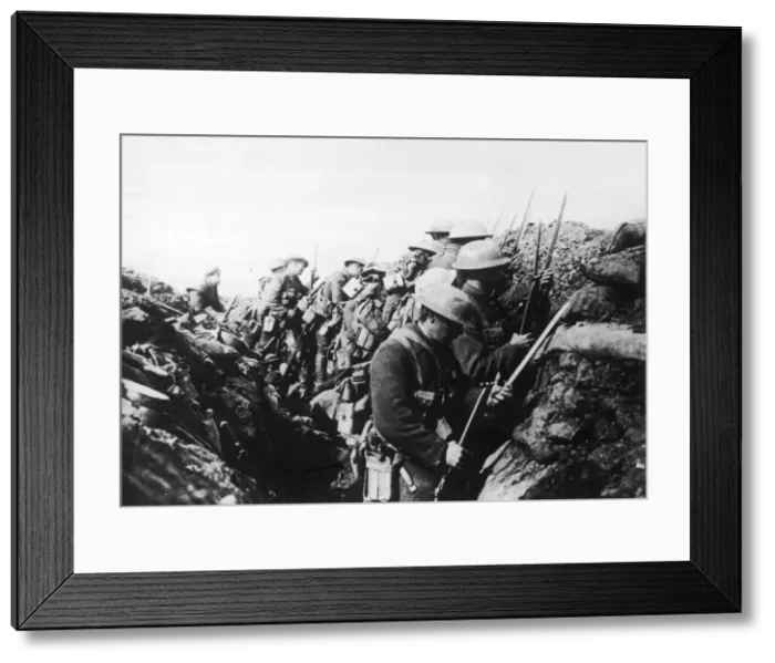 Framed Print : Canadian troops 1916 Framed Print : Canadian troops 1916
