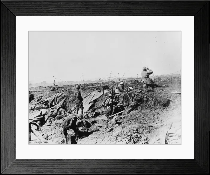 Framed Print : Artillery observers 1917 Framed Print : Artillery observers 1917