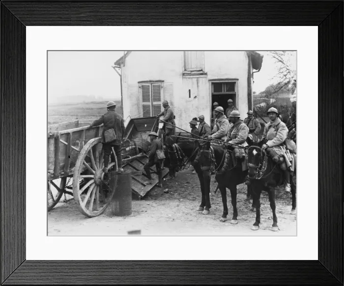 Framed Print : French cavalry 1918 Framed Print : French cavalry 1918