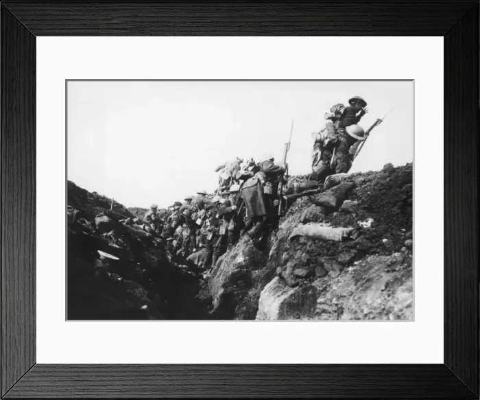 Framed Print : Canadian troops 1916 Framed Print : Canadian troops 1916
