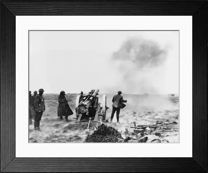 Framed Print : First Battle of Bapaume 1918 Framed Print : First Battle of Bapaume 1918