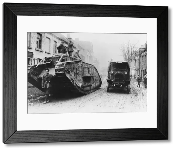 Framed Print : German Tank 1918 Framed Print : German Tank 1918