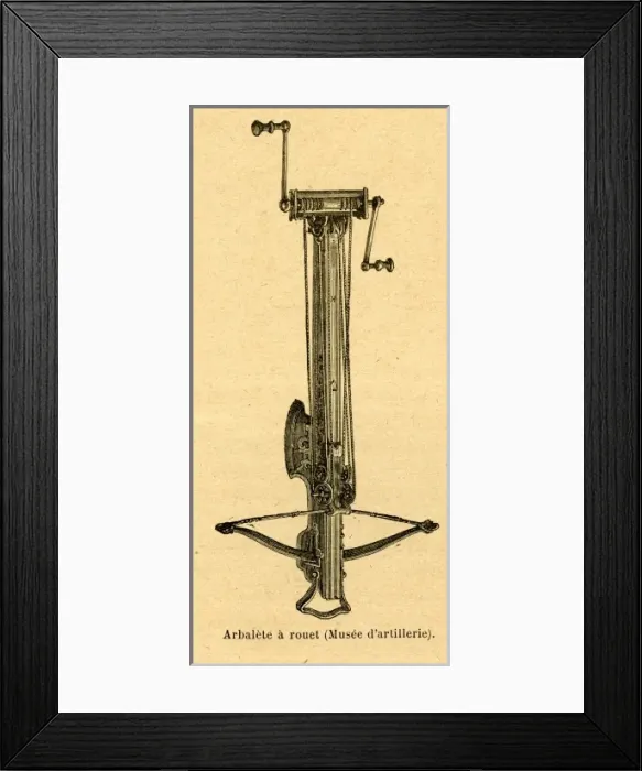 Framed Print : Crossbow. A 16th century crossbow Framed Print : Crossbow. A 16th century crossbow