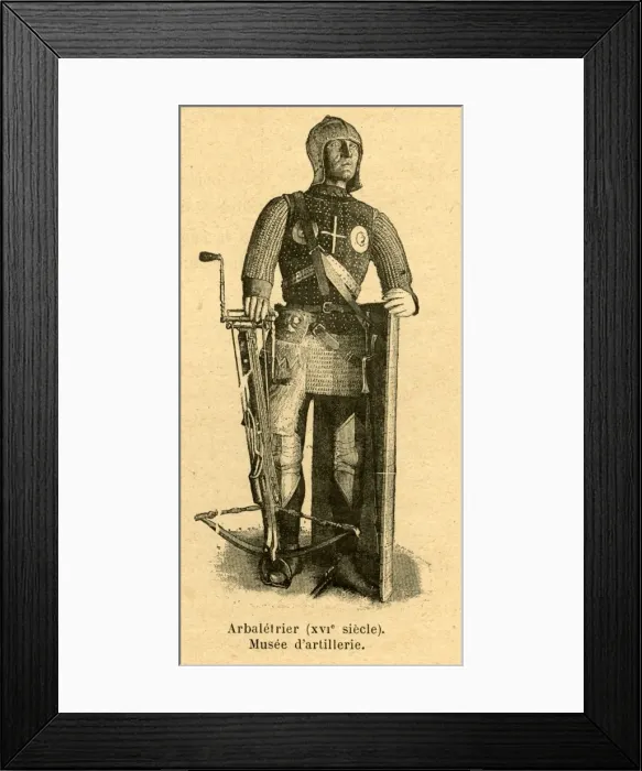 Framed Print : Crossbowman Framed Print : Crossbowman