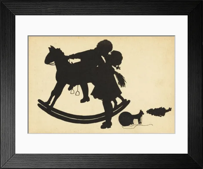 Framed Print : Rocking Horse Romance Framed Print : Rocking Horse Romance