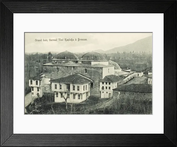 Framed Print : Bursa - Turkey - Grand New Baths - Yeni Kaplidja Framed Print : Bursa - Turkey - Grand New Baths - Yeni Kaplidja