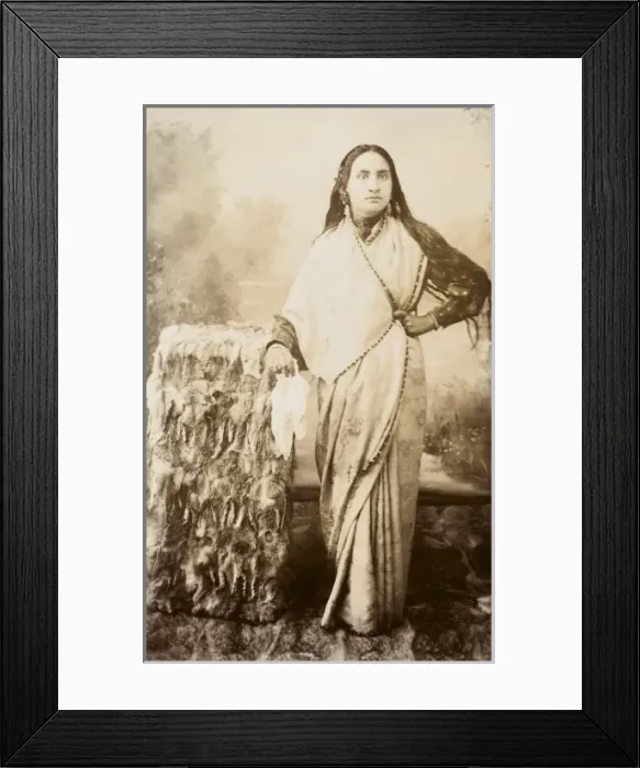 Framed Print : Fur Traders Wife - Southern Russia Framed Print : Fur Traders Wife - Southern Russia