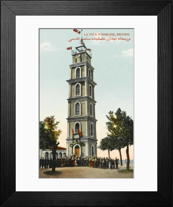 Framed Print : Clock Tower - Bursa, Turkey Framed Print : Clock Tower - Bursa, Turkey
