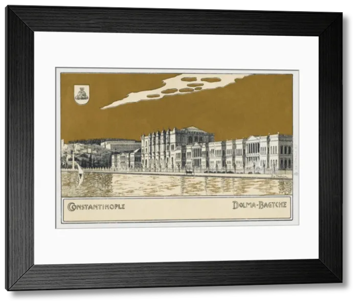 Framed Print : The Dolmabahce Palace, Constantinople Framed Print : The Dolmabahce Palace, Constantinople