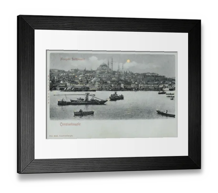 Framed Print : Suleymaniye Mosque - Constantinople Framed Print : Suleymaniye Mosque - Constantinople