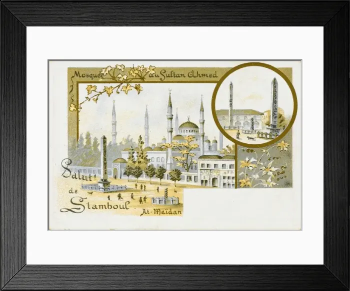Framed Print : The Sultan Ahmet Camii Mosque Framed Print : The Sultan Ahmet Camii Mosque