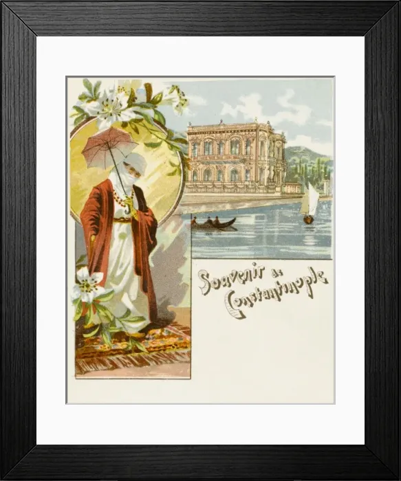 Framed Print : Palace of Kucuksu - Constantinople Framed Print : Palace of Kucuksu - Constantinople